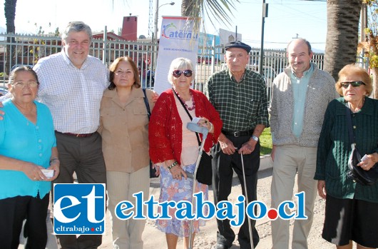 Gran cantidad de adultos mayores cateminos participaron de la ceremonia de entrega de pases escolares precedida por el Alcalde Boris Luksic.