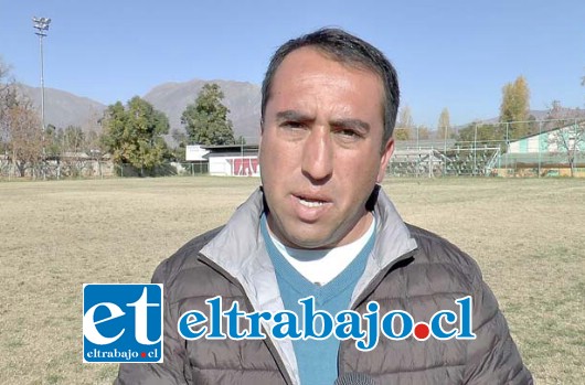 Danilo Ortiz Hernández, presidente de la Asociación de Fútbol de Calle Larga.