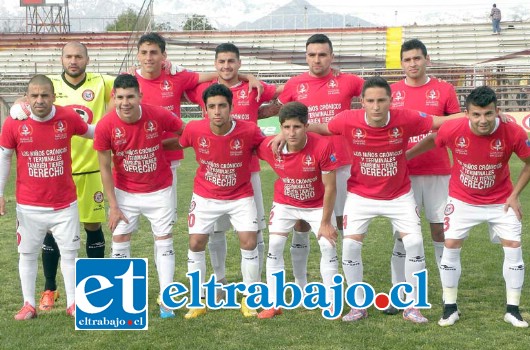 El cuadro sanfelipeño buscará en el Municipal un triunfo que le permita hacer más decorosa su presentación en la actual edición de la Copa Chile.