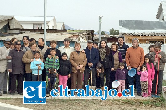 Vecinos de la población 28 de Marzo manifestaron su agradecimiento por la concreción del proyecto y valoró la iniciativa de recuperar un espacio público de su sector.