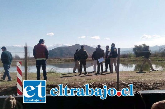 Al lugar concurrió personal de Bomberos, Carabineros de la Tenencia de Santa María y la Brigada de Homicidios de Los Andes.