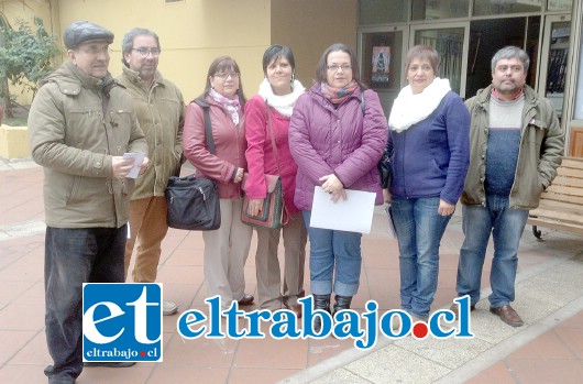 El nuevo directorio de la Federación Nacional de Trabajadores de la Salud Aconcagua elegido el pasado día martes.