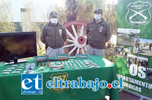 En los operativos efectuados durante el día lunes, los efectivos policiales encontraron marihuana prensada y una escopeta recortada.