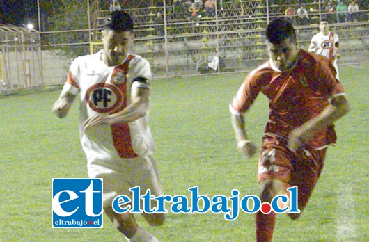 En un partido muy trabado y friccionado, Unión San Felipe con un gol de Jaime Droguet (en la foto) se impuso por la cuenta mínima a Deportes La Serena.