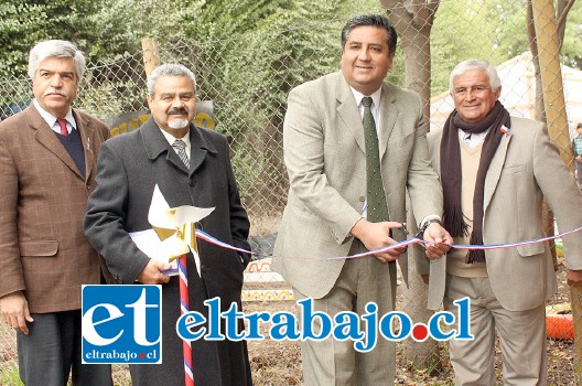 NUNCA OLVIDADO.- La mañana de este miércoles se inauguró oficialmente el Huerto Alejandro López de la Plaza en honor al pequeñito que en vida así se llamó.