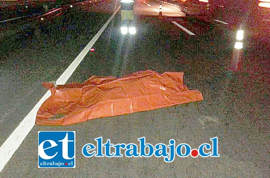 El hombre de 49 años de edad identificado como Jorge Fernández Cornejo falleció en forma instantánea tras ser atropellado por un camión en el Kilómetro 60 de la ruta 5 Norte. (Foto Archivo).