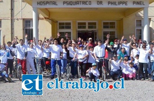 El cierre de las celebraciones de la Semana de la Salud Mental se efectuó junto a usuarios del Hospital Psiquiátrico Dr. Phillipe Pinel.