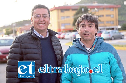 Concejales Claudio Núñez de Catemu y Patricio Durán de Llay Llay.