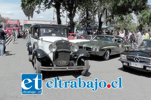 De esta actividad participó Juan Borgero junto a su auto Ford del año 1933, el cual aún mantiene su letrero de ‘taxi’.