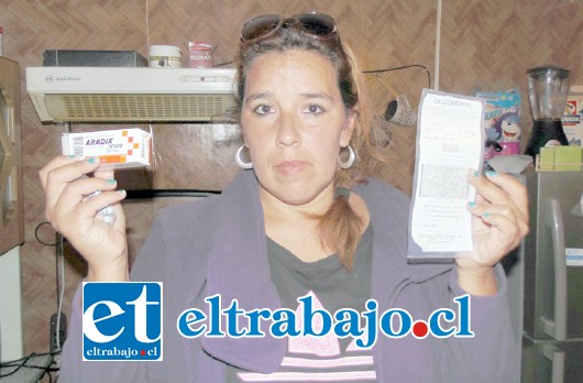 Roxana Vera fue injuriada por trabajadores de la sucursal de la farmacia Salcobrand ubicada en calle Combate de Las Coimas en San Felipe el año 2014. Desde aquel día la víctima siempre tuvo en su poder la boleta de compras del medicamento luego de haber sido sindicada como ‘ladrona’.