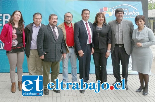 Con representantes de San Felipe, Los Andes y Catemu, la Directora del Servicio de Salud Aconcagua, visitó al alcalde de Recoleta, Daniel Jaude y valoró la iniciativa de crear una farmacia municipal.