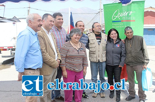 Diversas autoridades asistieron a la socialización del programa ‘Quiero mi Barrio’, en la villa 250 Años de San Felipe.