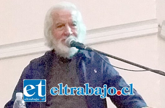 EL EXPERTO.- Gabriel Salazar, Premio Nacional de Historia 2006, participó junto a otros especialistas en el Seminario de Las tramas arquetípicas del ser ‘Niño Huacho’, organizado por la Escuela José de San Martín y Arqte.