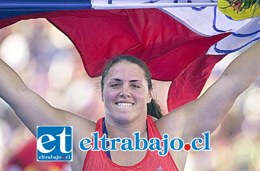 La balista sanfelipeña Natalia Ducó fue distinguida como la mejor atleta de Chile durante el 2015.