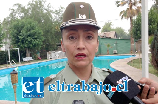 La otrora Comisario de Carabineros de San Felipe, Maureen Espinoza se despidió agradecida de la recepción de los vecinos de la provincia.