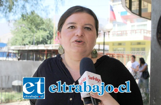 Silvana Vera, coordinadora de la Oficina Municipal de la Mujer.