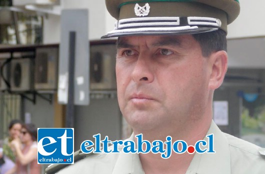 Comisario de Carabineros Álvaro Rodríguez, Mayor de la Segunda Comisaría de San Felipe.