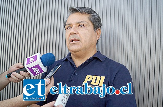 Comisario Gino Gutiérrez, jefe de la Brigada de Homicidios.