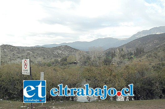 En el sector de Los Rosales se pretende construir el embalse.