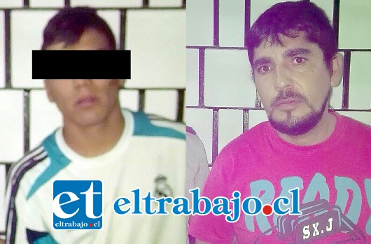 M.E.D. de 21 años de edad y sin antecedentes policiales, fue detenido junto a Fernando Cordero Olguín de 33 años, con antecedentes policiales por delito de robo.