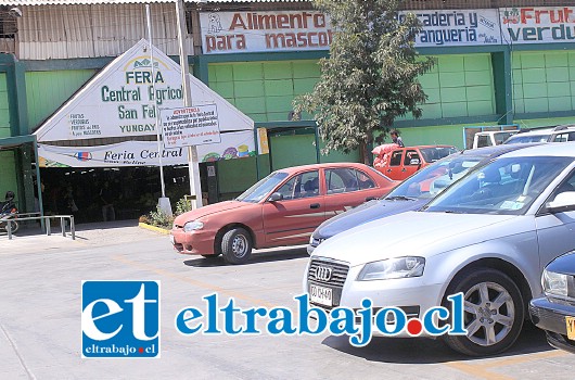 DE LUJO.- Así luce el estacionamiento de la Feria Central de San Felipe, ubicada en Yungay 1470. Caben 120 autos en este complejo de la feria.