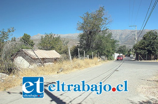 La carretera que uniría Putaendo con Panquehue se ubicaría en un circuito que comprende los sectores de Granallas y Quebrada Herrera.