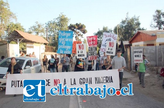 Con representantes de diversas agrupaciones se llevó a cabo la segunda ‘Marcha por la Vida’ en el sector de Las Coimas.