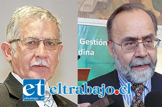 Nelson Pizarro, presidente ejecutivo de Codelco, suspendió al Gerente General de Andina, Ricardo Palma Contesse (derecha).