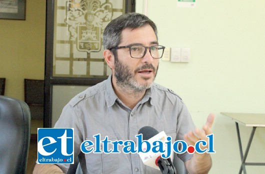 Ricardo Carrasco, coordinador del área comunitaria de la Municipalidad de San Felipe.