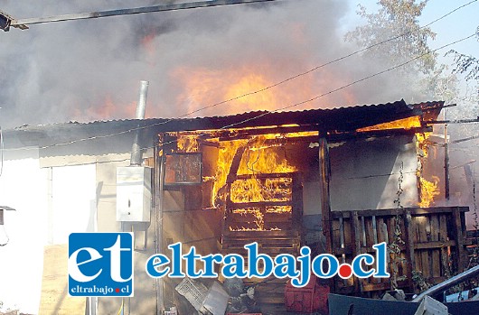 El incendio se habría producido cuando el dueño del sitio comenzó a quemar basuras y otros desechos que estaban en el lugar utilizando, aparentemente, algún tipo de combustible que propagó las llamas hasta la mediagua.