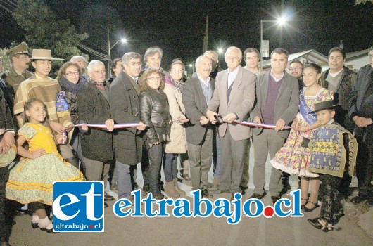 El proyecto realizado en avenida Santa Teresa fue inaugurado por el Alcalde Patricio Freire acompañado de autoridades y de los vecinos del sector.