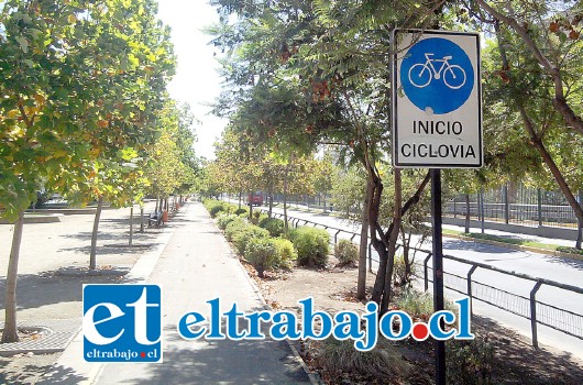 Las ciclovías han recorrido un difícil camino pero ya en junio se comenzaría el primer tramo en el bandejón de Yungay. (Referencial).