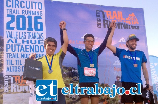 EL MEJOR DEL PAÍS.- Él es Luis Valle, el nuevo rey de los senderos de Chile, de momento uno de los más prometedores deportistas nacionales que están haciendo historia al ganar la 100K Trail Running Putaendo 2016.