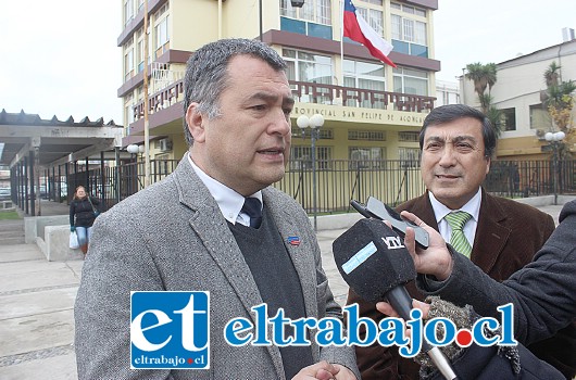 Gobernador Provincial Eduardo León junto al Coordinador Regional de Seguridad Pública Región de Valparaíso, Nelson Jofré, se refirieron al presente delictual en la Provincia.