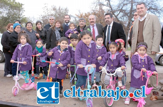 ELLOS AL FRENTE.- Mucho es el entusiasmo que este proyecto ha generado entre los sanfelipeños, especialmente entre los niños y jóvenes.