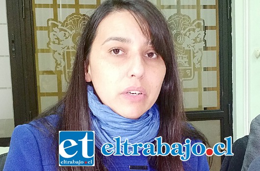 Valeria Saldívar Cortés Trabajadora Social de la Dirección de Desarrollo Comunitario, DIDECO, de la Municipalidad de San Felipe.