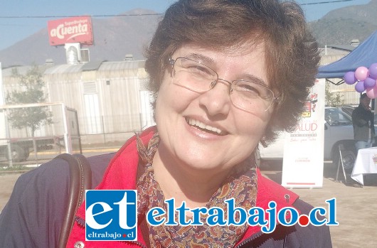 Marcela Brito, directora del Sistema de Salud Municipal de San Felipe.