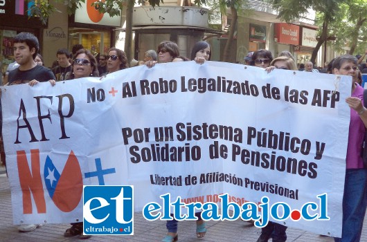 El movimiento 'No + AFP' es la materialización del descontento ciudadano contra un sistema de pensiones indigno y una vergüenza para el país. Las marchas se vienen registrando desde hace ya algunos años, cada vez con más fuerza.