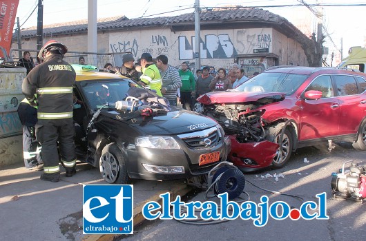 El accidente se produjo pasadas las 16:30 de ayer martes, en la esquina de avenida Chacabuco con Traslaviña.