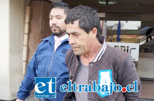 Raúl Berríos Alfaro, de 52 años de edad, por disposición del Tribunal de San Felipe, quedó bajo la cautelar de prisión preventiva.