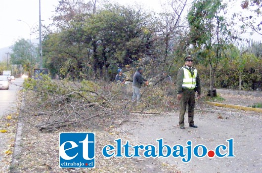 MÁS AGUA.- Mañana miércoles volvería la lluvia con fuertes vientos que podrían causar algunos problemas como en la foto de archivo.