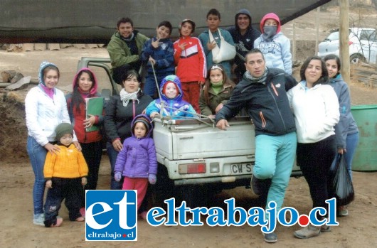 SIEMPRE GÉNESIS.- Aquí tenemos a varios de los integrantes de este colosal proyecto comunitario instalado en Las Cabras.