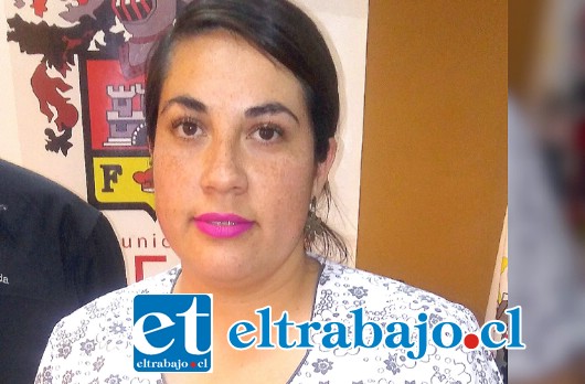 Loreto Olguín, trabajadora social de la Dirección de Salud Municipal.