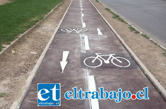 El proyecto de ciclovías que se ejecuta en San Felipe y que en su totalidad contempla la construcción de 9,6 kilómetros, pasará por distintos sectores de la comuna.