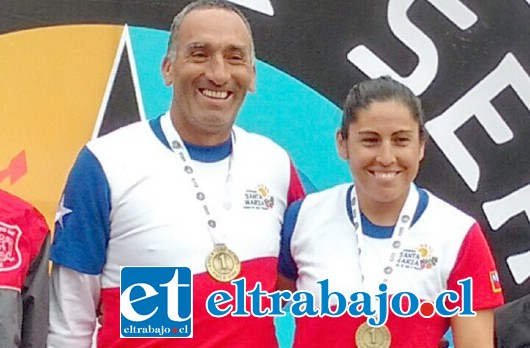 Natali Rosas y Nelson Yáñez fueron una de las duplas más destacadas en la segunda fecha del Adventure Series.