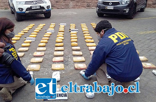 En esta diligencia, se incautaron 125 kilos de pasta base, 5 kilos de Cannabis Sativa 100 gramos de cocaína de alta pureza, toda a avaluada en más de 2 mil millones de pesos.