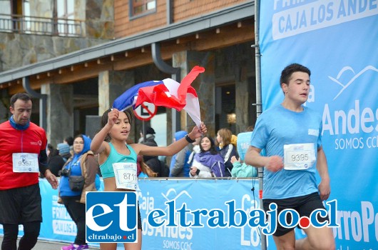 La hija del viento llevó todo su talento hasta el sur de Chile donde ganó la maratón internacional de Puerto Varas.