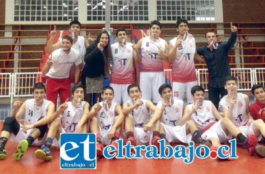 San Felipe Basket aprovechó su condición de local y se confirmó como es el mejor en la categoría U15 de la Libcentro B.