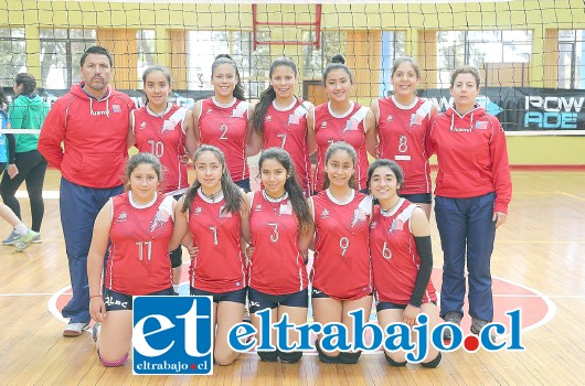 El equipo campeón, está compuesto por: Sofía Contreras, Alejandra Castro, Martina González, Lilian Leiva, Greace Cádiz, Gabriela Badilla, Carolina González, Cony Sánchez, Maura López y Emilia Gallardo Salazar.