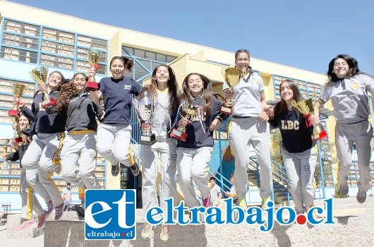 De una explosividad juvenil es de lo que estas jóvenes deportistas sanfelipeñas hacen derroche en cada juego que disputan.